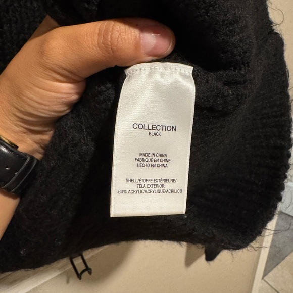 Joes black soft sweater preloved - Picture 4 of 7